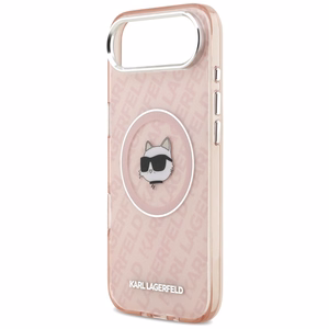 KARL LAGERFELD ümbris jaoks IPHONE 17 Air compatible with MagSafe KLHMP17MHMKBCHOP (IML Choupette Head Logo) roosa