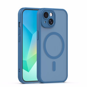 Mag Matt ümbris iPhone 15 6,1" tumesinine