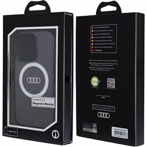Audi IML Big Logo MagSafe ümbris jaoks iPhone 14 Pro - must