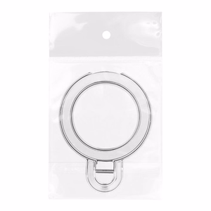 Phone stand CIRCLE - stick-on - hõbedane