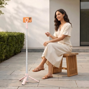 Tech-Protect L11S MagSafe Bluetooth Selfie Stick - Pink