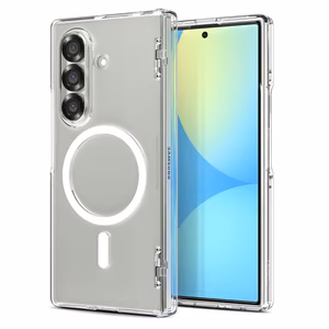 Spigen Tough Armor Pro Mag MagSafe Ümbris jaoks Samsung Galaxy Z Fold 7 - Clear and Valge
