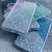 Wozinsky Star Glitter Shining Cover Samsung Galaxy A31 jaoks läbipaistev