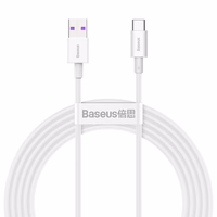 USB cable Baseus Superior from USB to Type-C 66W 2.0m valge CATYS-A02