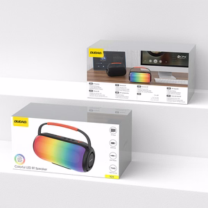 Dudao Y21 juhtmevaba kõlar RGB taustavalgustusega Bluetooth 5.3 - must