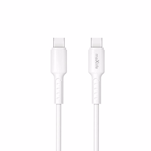 Maxlife MXUC-13 kaabel USB-C - USB-C 1,0 m 60W valge