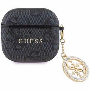 Guess 4G Strass Charm Case for AirPods 4 - Black