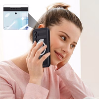 Waterproof case SHELLBOX MARS koos metall rõngas jaoks SAMSUNG S25 must