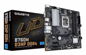 Emaplaat GIGABYTE Intel B760 LGA1700 DDR4 Micro-ATX