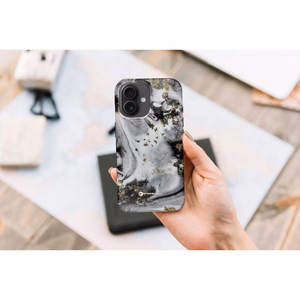 Ümbris jaoks iPhone 15 PRO MAX Forcell F-Protect Mirage compatible with Military Drop-Test hõbedane fog