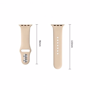 Tech-Protect Silicone Strap for Apple Watch 4 / 5 / 6 / 7 / 8 / 9 / SE (38 / 40 / 41 mm) - Brown