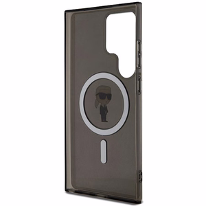 Karl Lagerfeld IML Ikonik MagSafe Ümbris jaoks Samsung Galaxy S24 Ultra - must