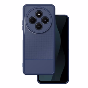 Simple Carbon ümbris jaoks Xiaomi Redmi 14C 4G/ 14C 5G / Redmi A4 / POCO C75 sinine