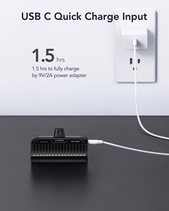 Powerbank Veger PlugOn (W0558P) PD QC3.0 2,4A 20W 5000 mAh with a built-in connector Lightning black