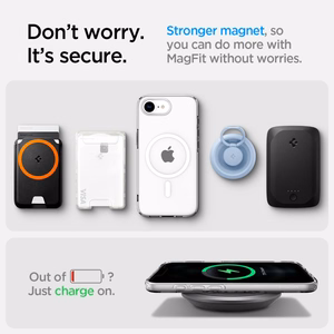 Spigen Liquid Crystal Mag MagSafe iPhone 16e Ümbris - Clear