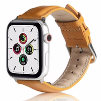 Beline Rihm Apple Watch Leather 38/40/41mm helepruun