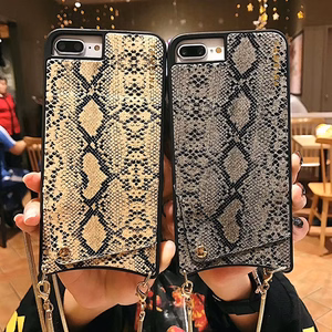Сумка - кожаный чехол Snake - Iphone XS Max серый