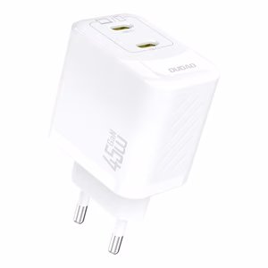 Dudao A28PEU PD 45W GaN 2xUSB seinalaadija - valge