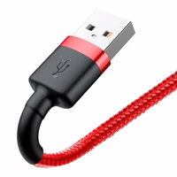 USB Kaabel Baseus "Cafule" punane "Lightning" 100cm