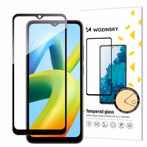 Wozinsky Full Glue Karastatud klaas Full Screen Karastatud klaas jaoks Xiaomi Redmi A1+ 9H with must Frame