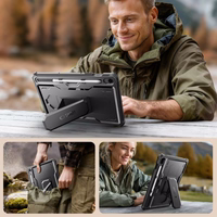 Tech-Protect Kevlar Pro ümbris Samsung Galaxy Tab S9 jaoks - must