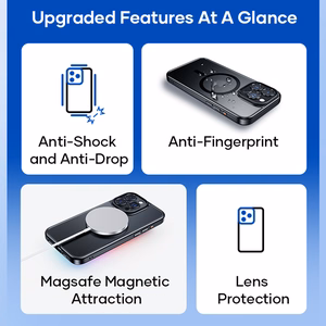 Rock Guard Touch Matte Series Magnetic Ümbris jaoks Iphone 15 Plus valge