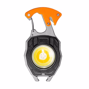 Mini taskulamp LED keychain W5147 tüüp C koos 2 screwdriver bits oranž