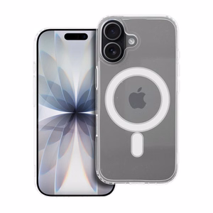 Чехол iPhone 17 Clear Mag Cover (MID) совместимый с MagSafe прозрачный