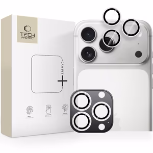 Tech-Protect Camring Fit+ Camera Cover jaoks iPhone 14 Pro / Max / 15 Pro / Max / 16 Pro / Max / 17 Pro / Max - Silver