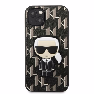 Karl Lagerfeld KLHCP13SPMNIKBK iPhone 13 mini 5.4" hardcase must/must Monogram Ikonik Patch