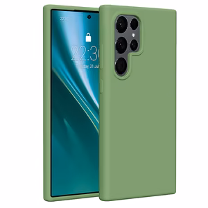 Etteri Silicone чехол Samsung Galaxy S24 Ultra светло-зеленый