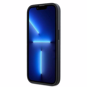 Karl Lagerfeld Diagonal Quilted Script ümbris jaoks iPhone 13 Pro Max - must