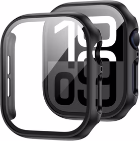 Tech-Protect Defense360 Karastatud klaas Ümbris jaoks Apple Watch 10 (46mm) - must