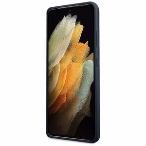 Mercedes Silicone Line чехол для Samsung Galaxy S21 Ultra - синий