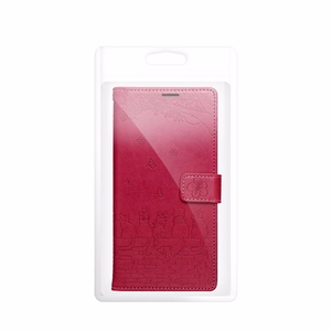 MEZZO Book Ümbris SAMSUNG A57 kassid punane