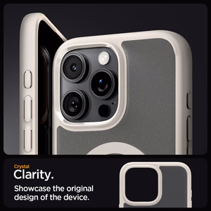 Spigen Ultra Hybrid Mag ümbris with MagSafe jaoks iPhone 16 Pro Max - titanium