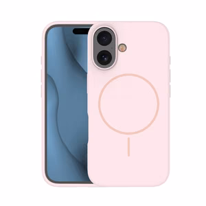 Silikoon Thin Mag ümbris for iPhone 16 Pro Max 6,9" heleroosa