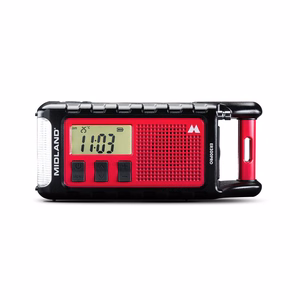 Midland ER300 PRO hädaabiraadio 10000 mAh akuga