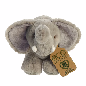Eco Nation keskkonnahoidlik elevandi plüüslelu, 27 cm