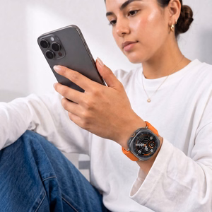 Tech-Protect Nylon Clasp rihm mudelile Samsung Galaxy Watch Ultra 47 mm – oranž