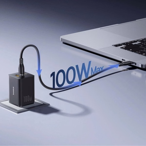 Baseus EnerFill FE11 100W Sein Laadija 2 x USB-C + USB-A - must