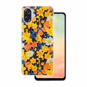 Glow Glam ümbris jaoks Samsung Galaxy A07 4G oranž