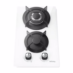 ISEASY MGBG-312A gaasipliidiplaat, 2 põletit (valge)