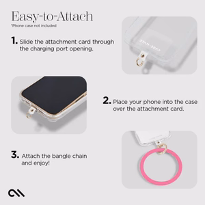 Case-Mate Phone Bangle randmerihm nutitelefonile, fuksiaroosa