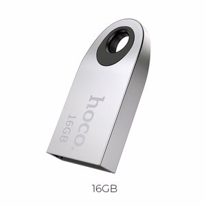 Pendrive 16GB USB 2.0 (USB A) Hoco mini UD9 hõbedane