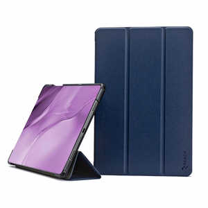 Reach Smart Leather ümbris Samsung X610/X616 Tab S9 FE Plus jaoks tumesinine