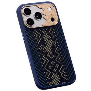 Sinine Benks Magnetic Armor Pro Knight kevlari ja metallraamiga ümbris (C.K.FL.AP.GD.BC72) mudelitele iPhone 18 Pro / iPhone 17 Pro Camera Controli nupuga