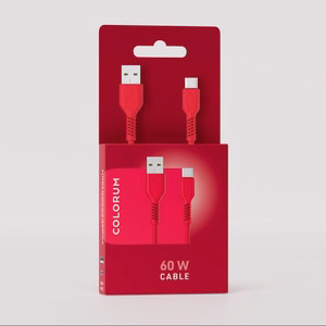 COLORUM kaabel USB-A - USB-C 1,8m 3A CK60-AC-02 xMagenta