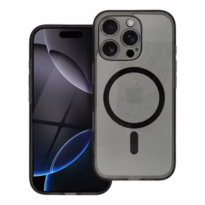 CLEAR MAG ÜMBRIS with camera protection compatible with MagSafe jaoks IPHONE 14 PRO must glitter