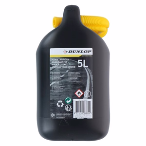 Dunlop kütusekanister lehtriga, 5 l, must